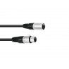 Omnitronic - XLR cable 5pin 0.5m bk 1