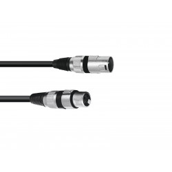Omnitronic - XLR cable 3pin 0.2m bk 1