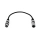 Omnitronic - XLR cable 3pin 0.2m bk 3