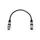 Omnitronic - XLR cable 3pin 0.2m bk 5