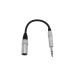 Omnitronic - Adaptercable XLR(M)/Jack stereo 0.2m bk 2