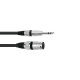 Omnitronic - Adaptercable XLR(M)/Jack stereo 0.2m bk 5