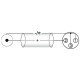 Omnitronic - Adaptercable XLR(F)/RCA(M) 0.2m bk 4