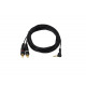 Omnitronic - Adaptercable 3.5 Jack 90°/2xRCA 1.5m bk 2