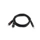 Omnitronic - Adaptercable 3.5 Jack/2xRCA 1.5m bk 2