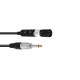 Omnitronic - Adaptercable XLR(M)/Jack mono 0.3m bk 6