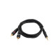 Omnitronic - Adaptercable 3.5 Jack/2xRCA 3m bk 11