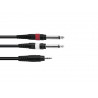 Omnitronic - Adaptercable 3.5 Jack/2xJack 3m bk 1