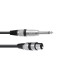 Omnitronic - Adaptercable XLR(F)/Jack mono 0.9m bk 5