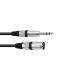 Omnitronic - Adaptercable XLR(M)/Jack stereo 2m bk 1