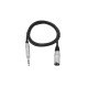 Omnitronic - Adaptercable XLR(M)/Jack stereo 2m bk 2