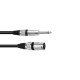 Omnitronic - Adaptercable XLR(M)/Jack mono 0.9m bk 1