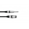 Omnitronic - Adaptercable XLR(M)/Jack mono 10m bk 1