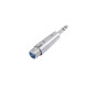 Omnitronic - Adapter XLR(F)/Jack(M) stereo 1