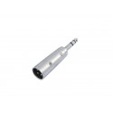 Omnitronic - Adapter XLR(M)/Jack(M) stereo