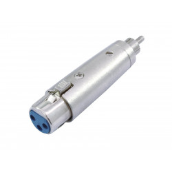 Omnitronic - Adapter RCA(M)/XLR(F) 1