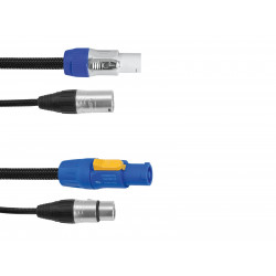 Eurolite - Combi Cable DMX P-Con/3pin XLR 1,5m 1