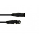 Eurolite - DMX cable XLR 3pin 1m bk