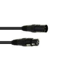 Eurolite - DMX cable XLR 3pin 3m bk 1