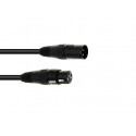 Eurolite - DMX cable XLR 3pin 5m bk