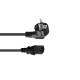 Omnitronic - IEC Power Cable 3x0.75 0.9m bk 1