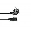 Omnitronic - IEC Power Cable 3x0.75 0.9m bk