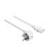 Omnitronic - IEC Power Cable 3x1.0 1.2m wh 2