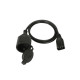 Omnitronic - Adaptercable IEC(M)/Safety plug(F) 1m 2