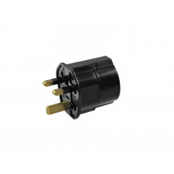 Omnitronic - Adapter EU/UK plug 13A bk 1