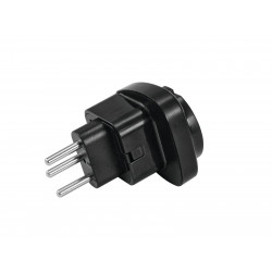 Omnitronic - Adapter EU/CH Plug 10A bk 1