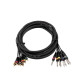 Omnitronic - Snake cable 8xRCA/8xJack mono 15m 5