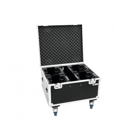 Roadinger - Flightcase 4x TMH FE-600 with wheels 1