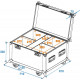 Roadinger - Flightcase 4x TMH-30/TMH-40/TMH-60 14