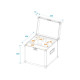 Roadinger - Flightcase 2x EYE-7 RGBW Zoom 10