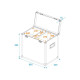 Roadinger - Flightcase 2x TSL-750/TSL-1200 5
