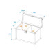 Roadinger - Flightcase 2x LED PFE-50 3000K Profile Spot 5