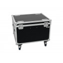 Roadinger - Flightcase 4x LED THA-100F/THA-120PC with wheels