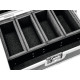 Roadinger - Flightcase 4x AKKU Flat Light Series 4