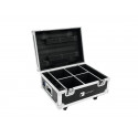 Roadinger - Flightcase 4x AKKU UP-4 QuickDMX with charging function