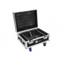 Roadinger - Flightcase 4x AKKU IP UP-4 QuickDMX with charging function