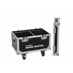 Roadinger - Flightcase 2x Spark Master with wheels 1