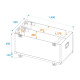 Roadinger - Flightcase 2x LCD ZL60 5