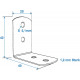 Roadinger - Small Corner Brace 25x40mm 3