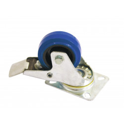 Roadinger - Swivel Castor 80mm blue with brake 1