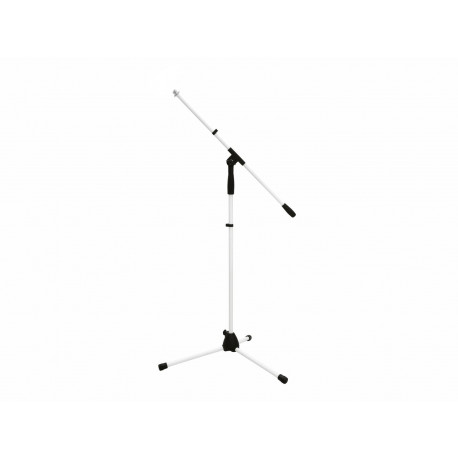 Omnitronic - Microphone Tripod MS-1W with Boom Arm white 1