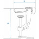 Omnitronic - Holder Type A f. Table-Microphone Arm bk 2