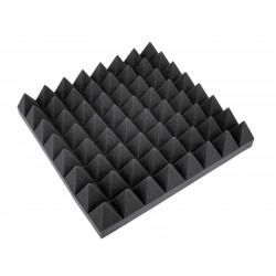 Omnitronic - Accoustic Foam, Pyramid 100mm, 50x50cm 1