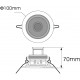 Omnitronic - CS-2.5G Ceiling Speaker gold 9