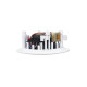 Omnitronic - CS-5 Ceiling Speaker white 4
