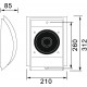 Omnitronic - WC-2 PA Wall Speaker 12